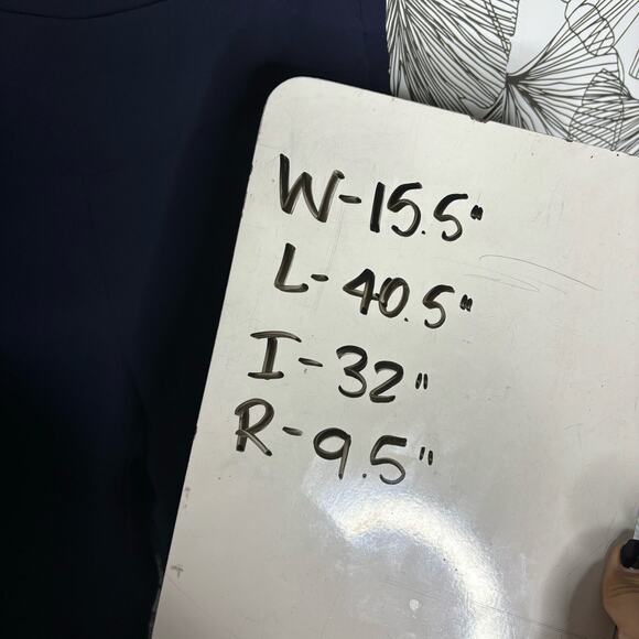 CAbi Midnight in Paris Navy Blue Pleated Trousers Women's Size 4 - Picture 8 of 9